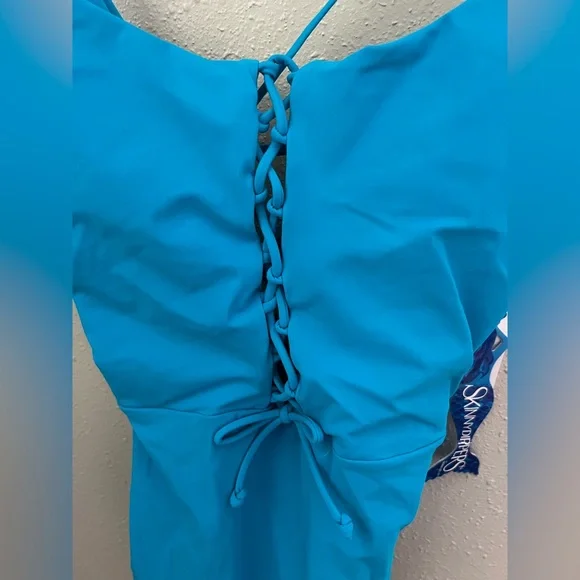 New Skinny Dippers Women's Grotto Blue Jelly Beans Suga Babe One-Piece